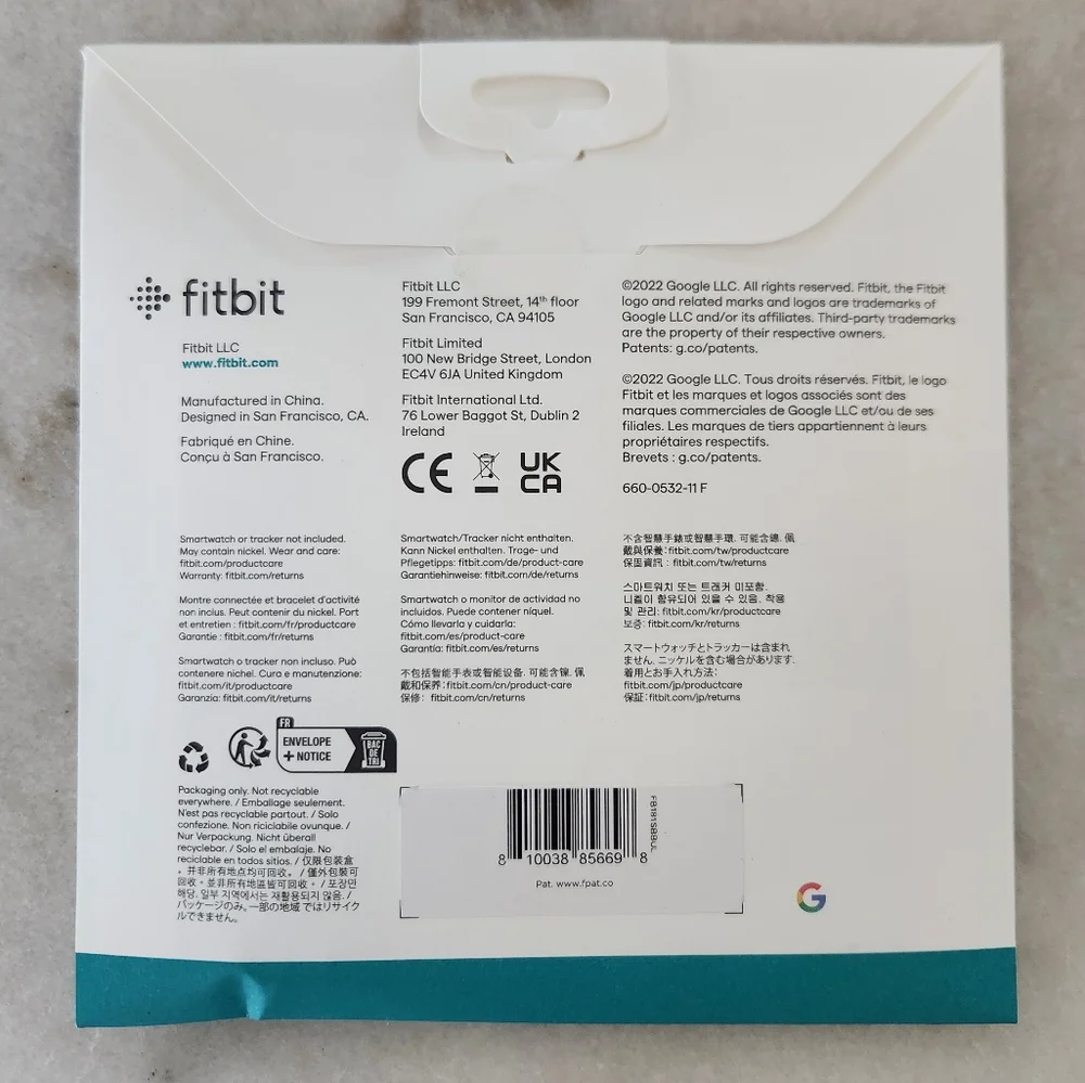 Fitbit Charge 6 or Charge 5 Sport Band Fitband Deep Sea Accessory SEALED